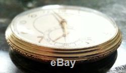 1940 or 1941 Hamilton 17 Jewel #917 14K Gold Filled Pocket Watch