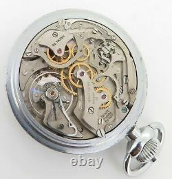 1940s WWII Hamilton Chronograph Model 23 16s 19 Jewel Pocket Watch