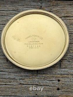 1941 4992B US Govt Hamilton Military Pocket Watch 16s 22j Recase