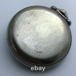 1941 Hamilton 4992B Military WWII Pocket Watch Needs Service AS IS Please Read