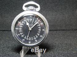 1941 Hamilton 4992B Navigation Master GCT Pocket Watch