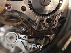 1941 Hamilton GCT 22j WWII 4992B Military Army Navigation Pocket Watch GEO Case