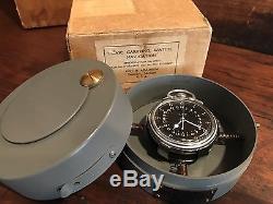 1941 Hamilton GCT 22j WWII 4992B Military Army Navigation Pocket Watch GEO Case