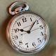 1941 Hamilton Grade 4992b 22 Jewels Military Pocket Watch 12 Hour Dial Convert