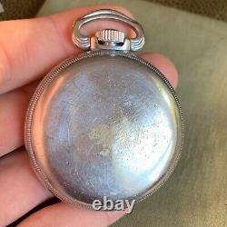 1941 Hamilton Grade 4992B 22 Jewels Military Pocket Watch 12 Hour Dial Convert