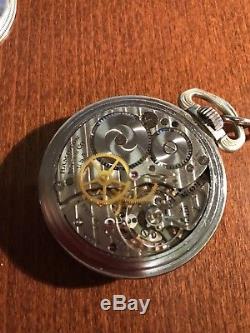 1941 WW2 Hamilton 22 Jewell Antique Pocket Watch 4992B U. S. Govt 4C16978