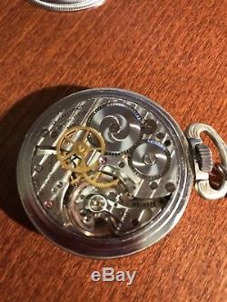 1941 WW2 Hamilton 22 Jewell Antique Pocket Watch 4992B U. S. Govt 4C16978