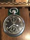 1942 Hamilton Chronograph Wwii Model 23 Military Navigation Pocket Watch & Case