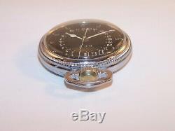 1942 Hamilton GCT 16s 4992B 22 Jewel WWII Military Navigation Pocket Watch