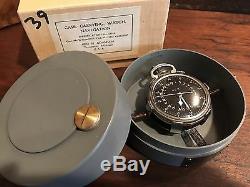 1942 Hamilton GCT 22j WWII 4992B Military Army Navigation Pocket Watch. 800 Case