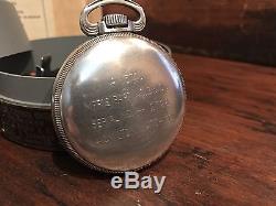 1942 Hamilton GCT 22j WWII 4992B Military Army Navigation Pocket Watch. 900 Case