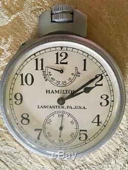 1942 Hamilton WWII Hamilton U. S. Navy model 22 chronometer 36s up/down