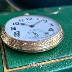 1943 Hamilton 992B 16S 21 Jewels Railroad Grade 10K Gold Filled Pocket Watch