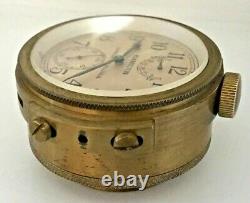1943 Hamilton USA Naval Chronometer Pocket Watch 21j, 36s Wind Indicator