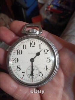 1943 Hamilton WW II Military Pocket Watch 992B 16S U. S. Ordinance Dept