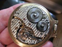1943 WW ll Hamilton 992B Railroad Grade 21 Jewel Pocket Watch