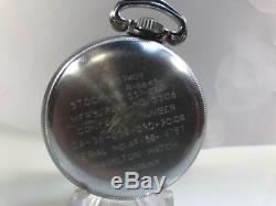 1944 Hamilton 4992B, 22J Military Navigational Pocket Watch