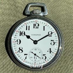 1944 Hamilton 992B 16S U. S. Ordinance Dept. WWII Military Pocket Watch