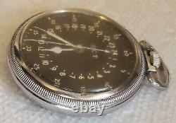1944 Hamilton GCT 22j WWII 4992B Military Army Navigation Pocket Watch
