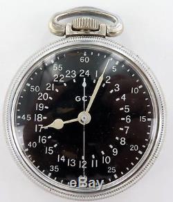 1944 Hamilton Gct Military Navigation An5740 4992b 16s 22j Pocket Watch