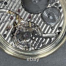 1944 Hamilton Railway Special 992B 16S 21 Jewels Gold Filled Pocket Watch RARE