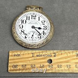 1944 Hamilton Railway Special 992B 16S 21 Jewels Gold Filled Pocket Watch RARE