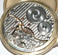 1945 Hamilton Railway Special 992B 16s 17j Open Face Gold Filled Pocket Watch