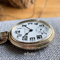 1946 Hamilton 992B Railroad Grade Pocket Watch Pristine Dial 16S 21 Jewels