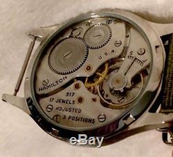 1946 Hamilton Ball Train Master Pocket Watch Conversion 917 Mechanical Serviced