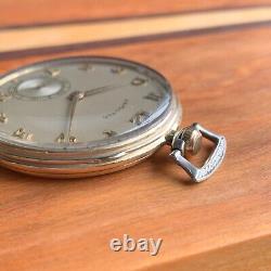 1946 Hamilton Grade 917 10S 17 Jewels 14K Gold Filled Pocket Watch