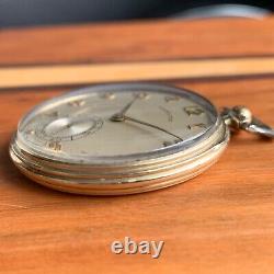 1946 Hamilton Grade 917 10S 17 Jewels 14K Gold Filled Pocket Watch