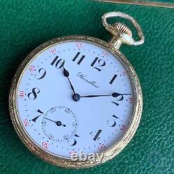 1946 Hamilton Grade 992B 16S 21 Jewels Railroad Grade Pocket Watch