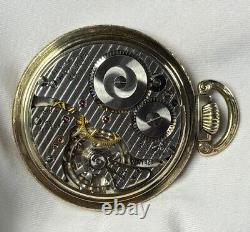 1946 Hamilton Grd 992B Mod 5 16s 21j RR Grade Pocket Watch Canadian Dial GF Case