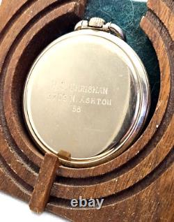 1946 Vintage Hamilton 17 Jewel Model 917 10k Gold Filled Pocket Watch Runs