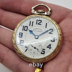 1948 Hamilton 992B RAILROAD GRADE 16s 21j Gold Filled Pocket Watch