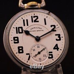 1948 Hamilton Vintage Railway Special 16s Pocket Watch Cal. 992B Serviced Clean