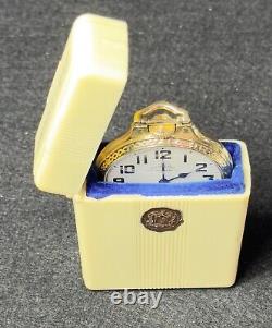 1950 Hamilton Grd 992B Mod 5 16s 21j RG Pocket Watch withChicago Bears Bob Moser