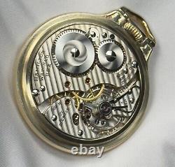 1950 Hamilton Grd 992B Mod 5 16s 21j RG Pocket Watch withChicago Bears Bob Moser