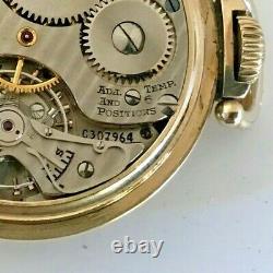 1950 Hamilton Railroad Grade 992B Pocket Watch 21j, 16s 10K Gold Filled OF