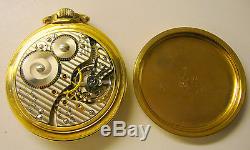 1950 Hamilton Railway Grade Cdn Dial Open face Pocket Watch 16s 21j 10K GF 992B