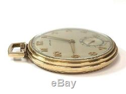 1951 Vintage Hamilton 14K Gold #921 10S 21J 5Pos Pocket Watch withBakelite Box