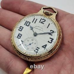 1952 Hamilton 992B RAILROAD GRADE 16s 21j Gold Filled Pocket Watch