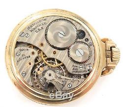 1952 Hamilton Skeleton Back 992b 16s 21j 6 Adj Montgomery Dial Rrg Pocket Watch