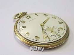 1953 14K Gold Hamilton Pocket Watch # 917 Presented to 35 Year Norton Co Worker
