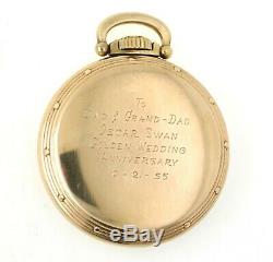 1953 Hamilton Railway Special 992B 21J 16S Pocket Watch EXCELLENT & Running