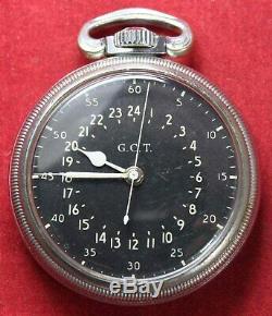 1970 Hamilton 4992B 16s 22j MILITARY Pocket Watch 4C LAST HAMILTONS Runs
