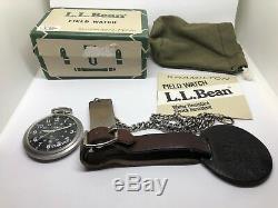 1980s Hamilton LL. Bean Field Pocket Watch with Original Box, Fob, Chain & manual