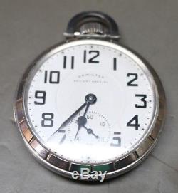 21 Jewel Hamilton Watch Company Pocket Watch WORKS! 992B Railway Special