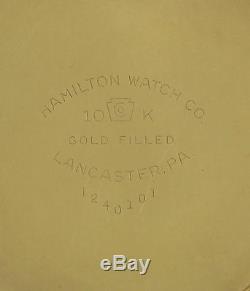 23 Jewel Hamilton 950 Elinvar Montgomery Dial Railroad Watch