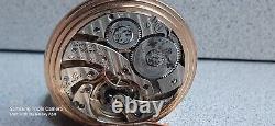 3 Star Rare Antique Hamilton 965 Railroad Grade Hunter Pocket Watchkeeps Time